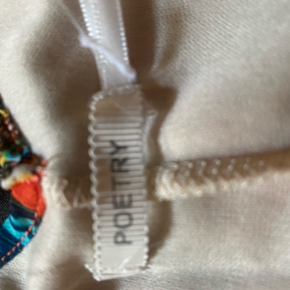 Pretty spaghetti strap orange and teal dress. . Size medium - Picture 6 of 6